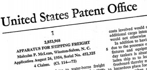 Shipping container patent